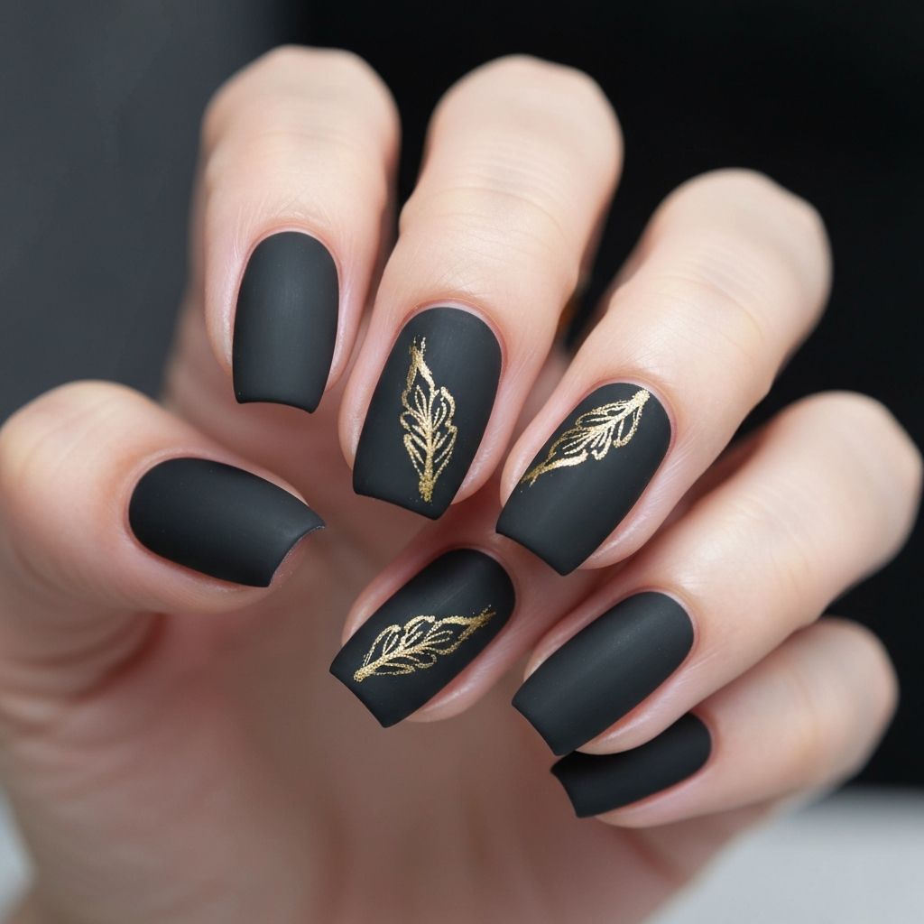 Matte Black Gold